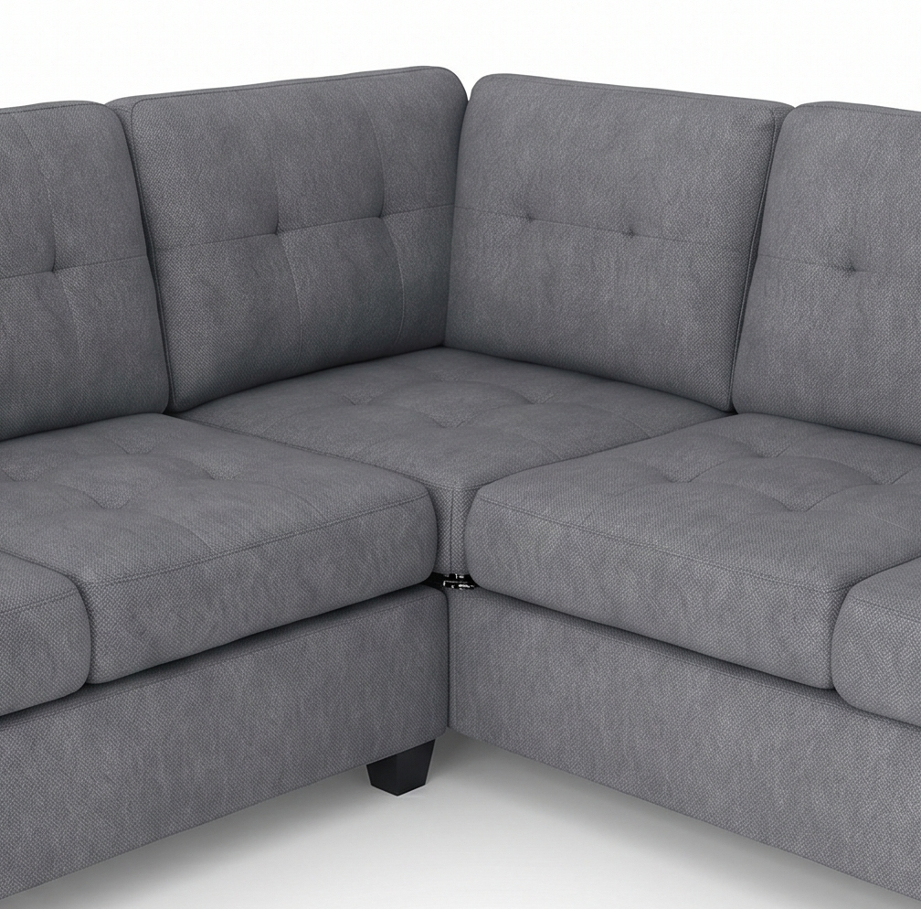 Ashbury 5-Seater Modern Sectional Sofa