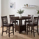 Heritage Storage Counter Dining Set – 4 Seater