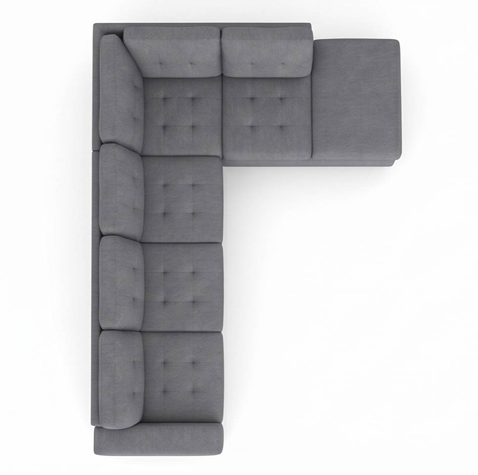 Ashbury 5-Seater Modern Sectional Sofa