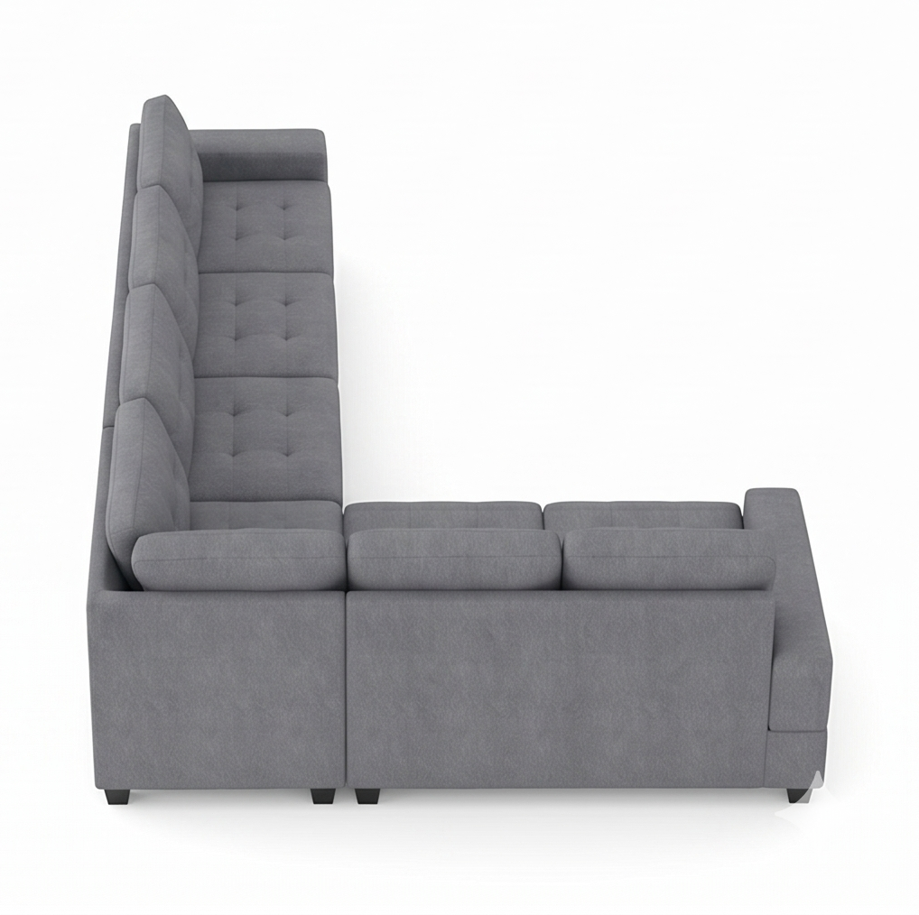 Ashbury 5-Seater Modern Sectional Sofa