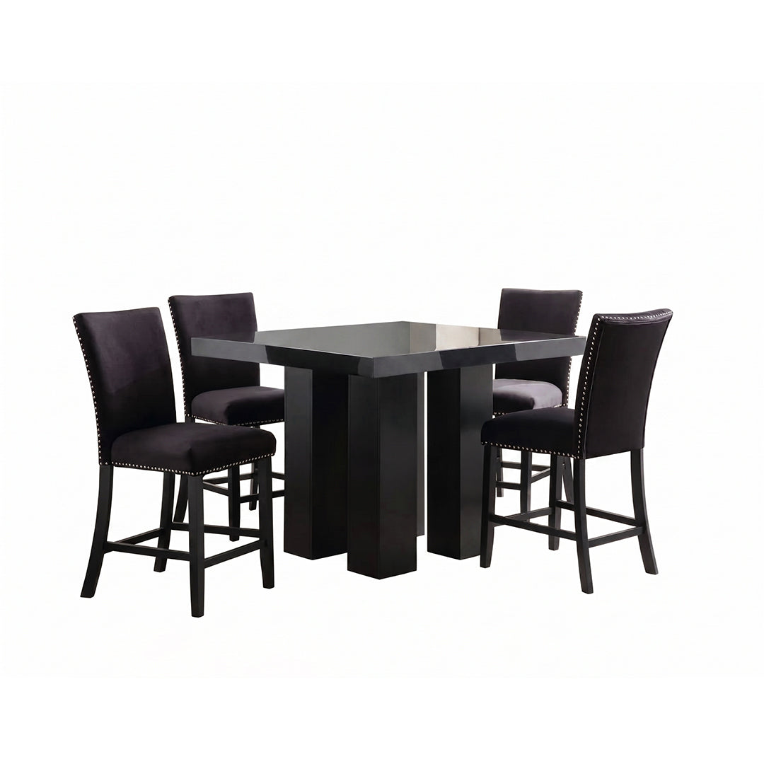 Modern Counter Height Dining Table Set – 4 Seater