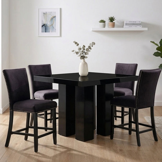 Modern Counter Height Dining Table Set – 4 Seater