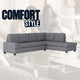 Ashbury 5-Seater Modern Sectional Sofa