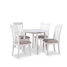 Modern 4-Seater Round Dining Table Set
