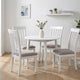 Modern 4-Seater Round Dining Table Set
